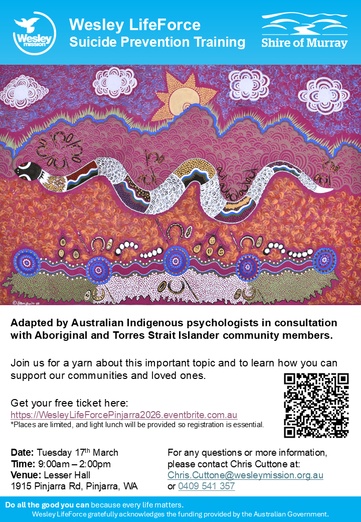 flyer featuring first nations artwork