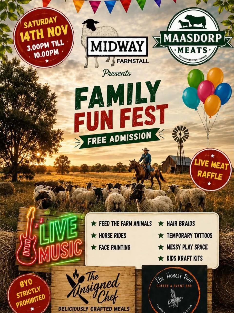 Midway Stall Family Fun Fest poster