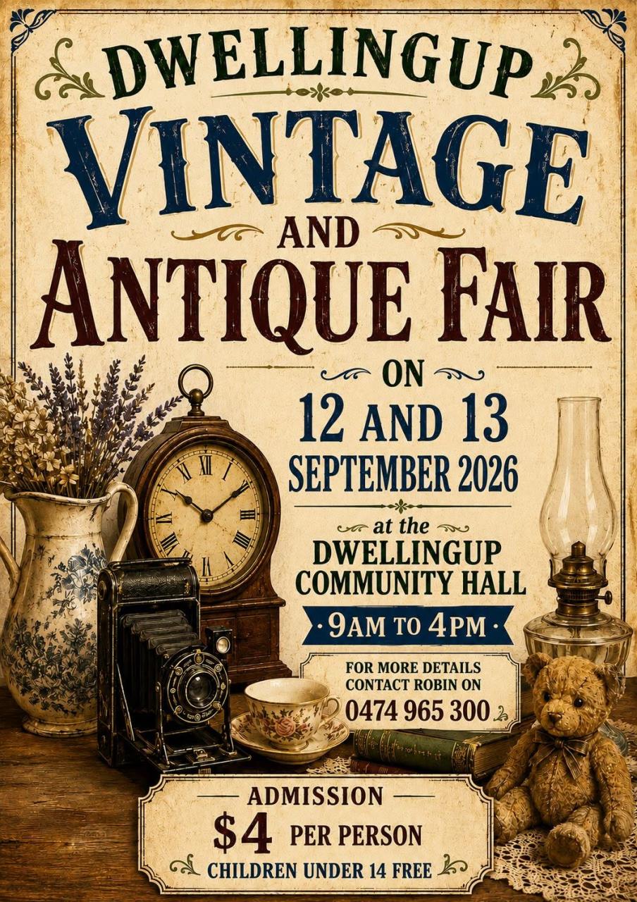 Antique Fair Poster