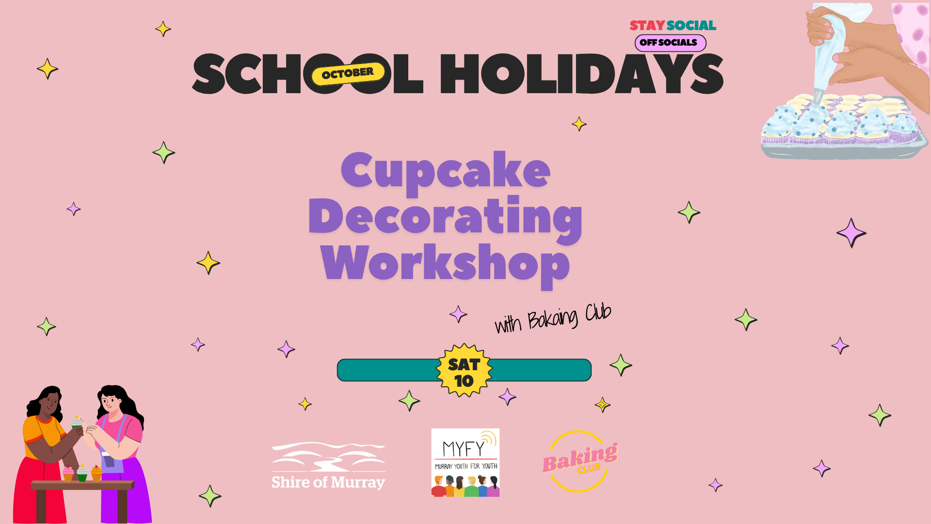 Professional Cupcake Decorating Workshop for Teens