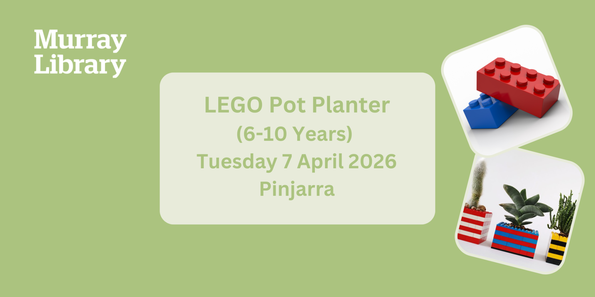 Lego Pot Planter (6-10 Years)
