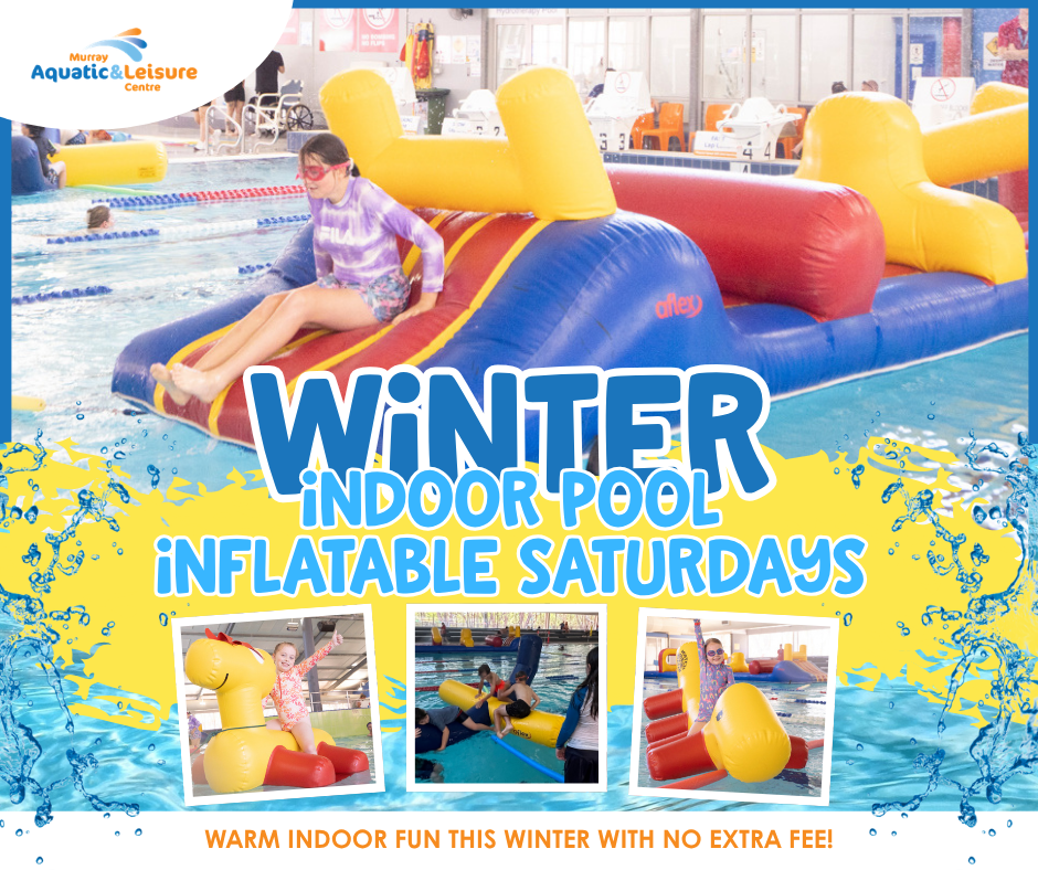 Winter Indoor Pool Inflatable Saturdays