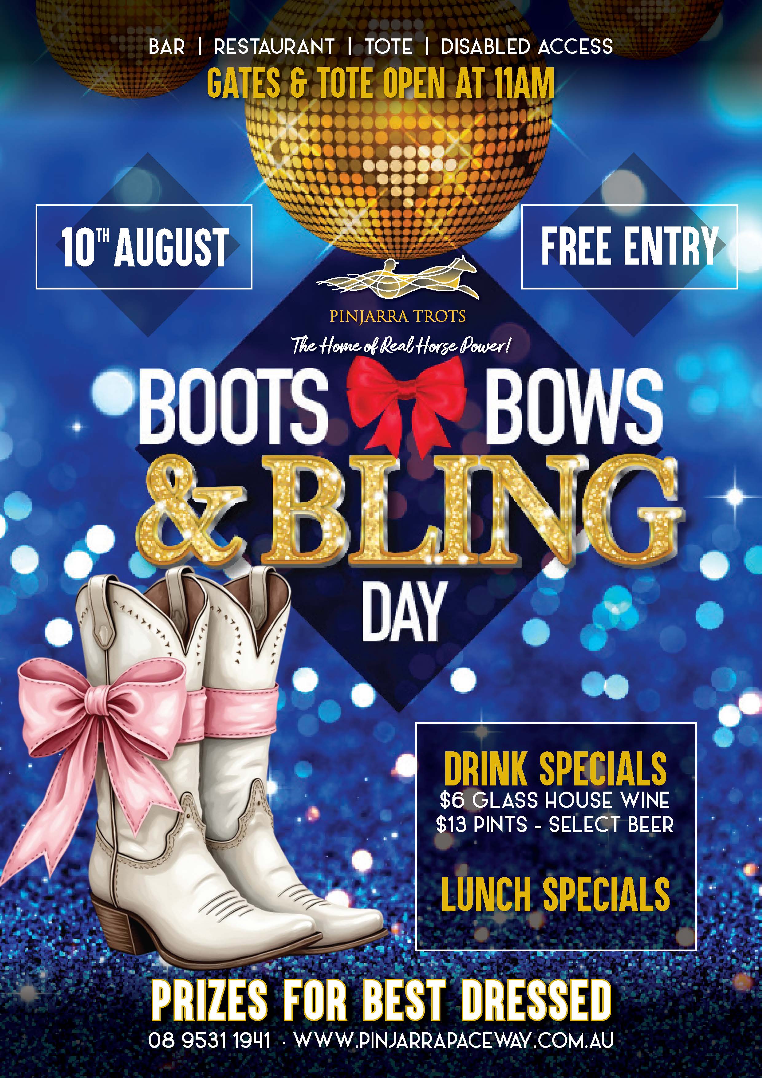 Boots, Bows an Bling Day