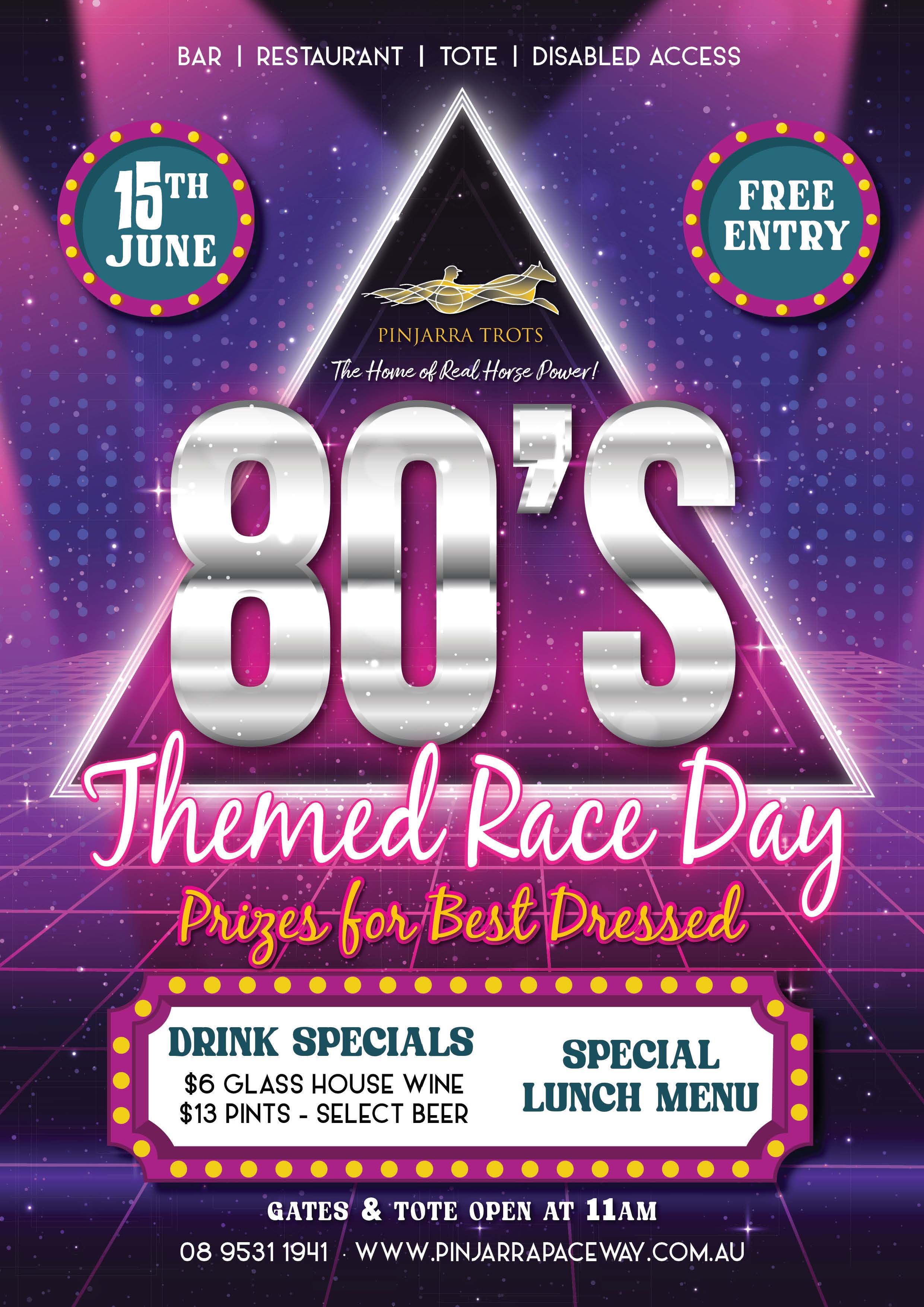 80's Themed Race Day at the Pinjarra Trots