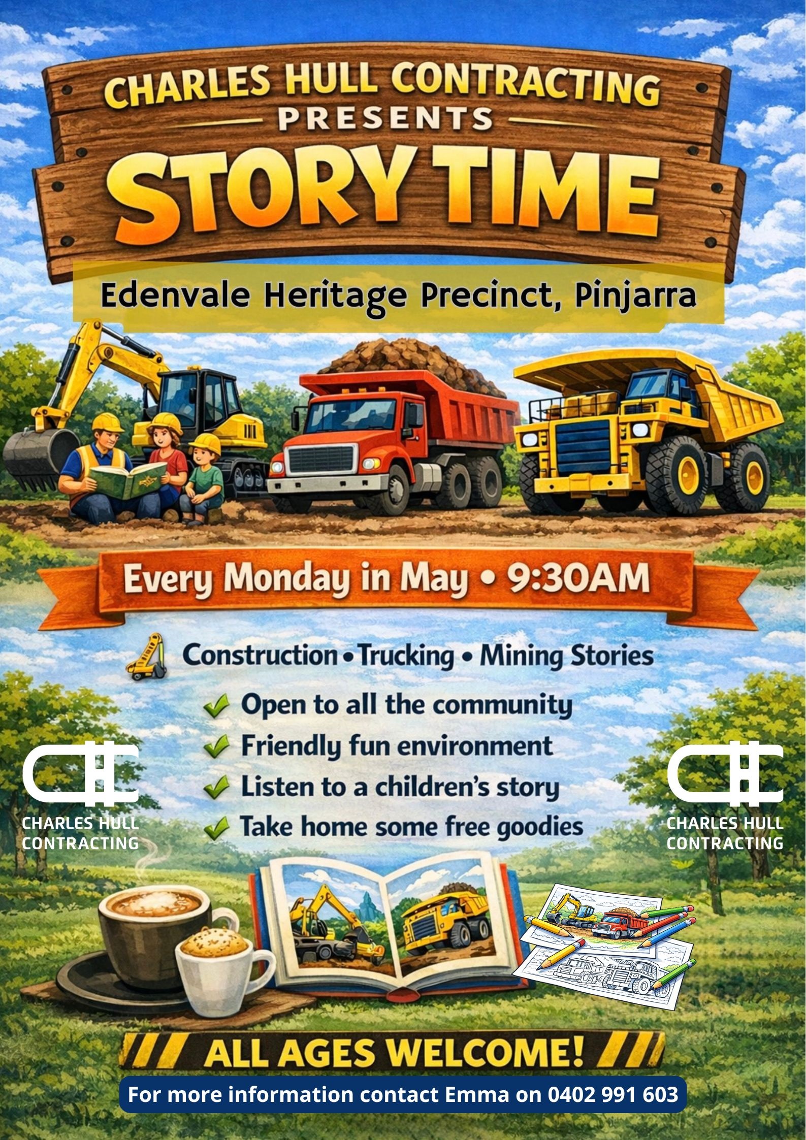 Charles Hull Contracting Edenvale Story Time