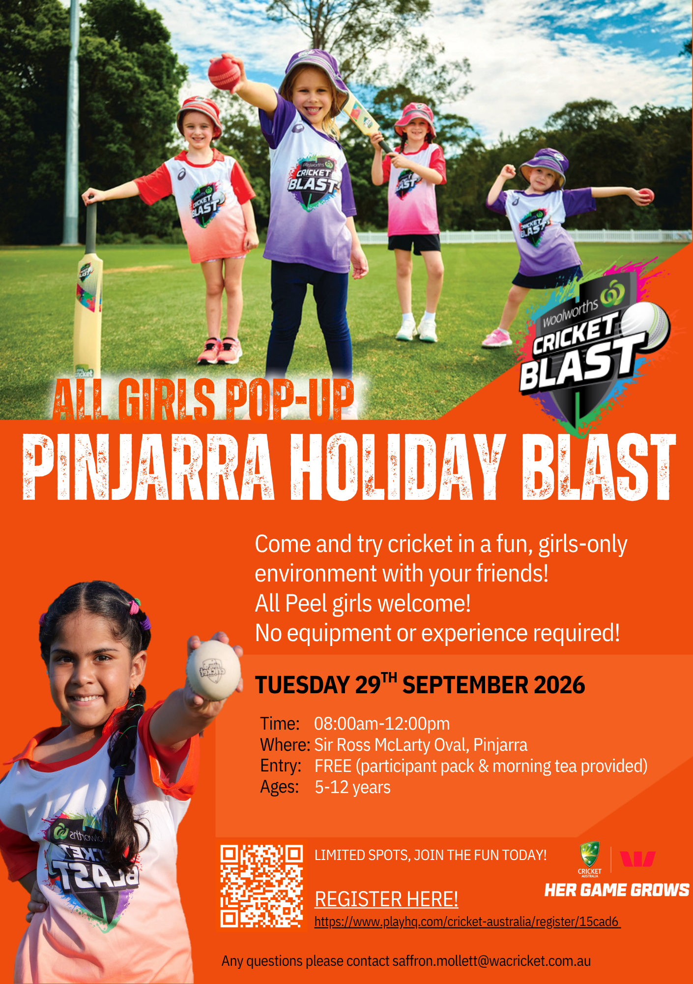 Pinjarra All Girls Holiday Blast
