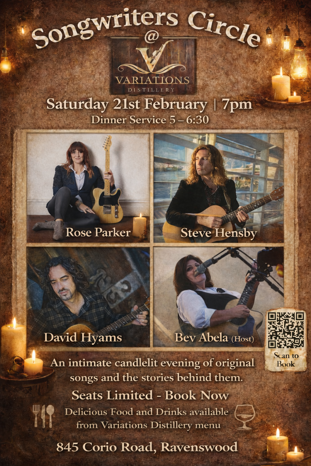 Songwriters Circle @ Variations Distillery