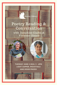 Poetry Reading & Conversation with Josephine Clarke & Vivienne Glance